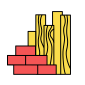 Lumber & building materials icon